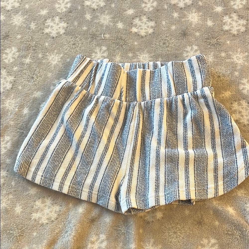 Roxy Striped Blue and White Women's Shorts